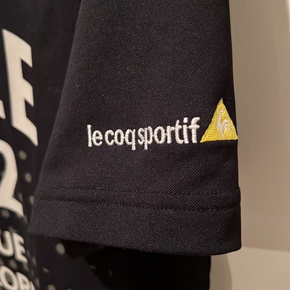 Black Le Coq Sportif golf shirt - Picture 4 of 8